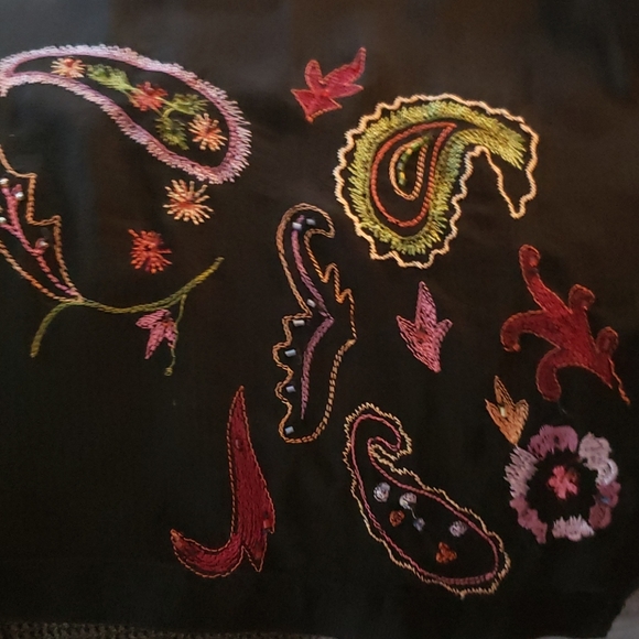Coldwater Creek embroidered blouse - Picture 3 of 6